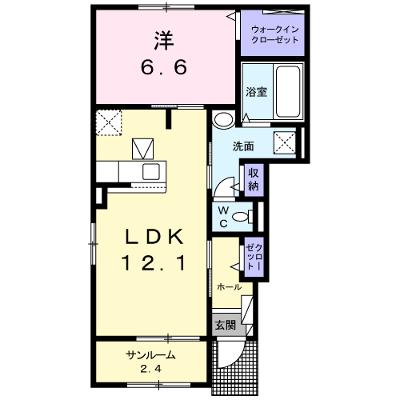 グラン・ア－ブル　Ⅱ 101【管理NO：1-025502502-01010】 ★家具家電は申し込み後に搬入します★ ★2026年09月中旬入居可能★の物件画像