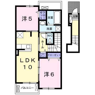 ヴィラ　クレマチス 204【管理NO：1-024790801-02040】 ★家具家電は申し込み後に搬入します★の物件画像