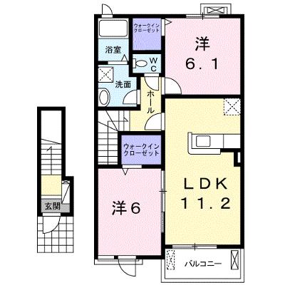 桜ガルデンⅠ 202【管理NO：1-021537301-02020】 ★家具家電は申し込み後に搬入します★の物件画像