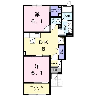 サンライズ・ヴィラ 102【管理NO：1-020094401-01020】 ★家具家電は申し込み後に搬入します★の物件画像