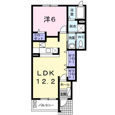 ヴィラ・ボーテⅡ 103【管理NO：1-018154602-01030】 ★家具家電は申し込み後に搬入します★の物件画像