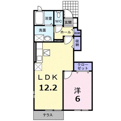 サンリセスＢ 103【管理NO：1-014734702-01030】 ★家具家電は申し込み後に搬入します★の物件画像