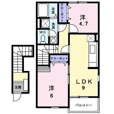 ブルーベリー・ガーデンＢ 203【管理NO：1-013391402-02030】 ★家具家電は申し込み後に搬入します★の物件画像