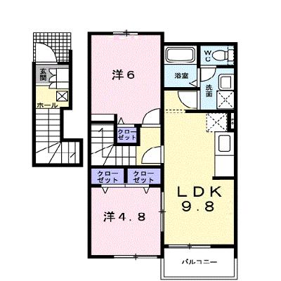 ブルーベリー・ガーデンＡ 202【管理NO：1-013391401-02020】 ★家具家電は申し込み後に搬入します★の物件画像