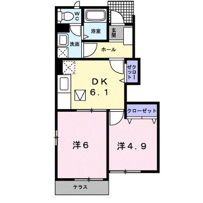 ラパヌイＡ 104【管理NO：1-012522901-01040】 ★家具家電は申し込み後に搬入します★の物件画像
