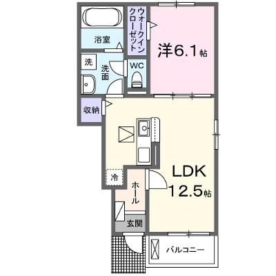 リシェス　Ｅ 103【管理NO：1-025806901-01030】 ★家具家電は申し込み後に搬入します★の物件画像