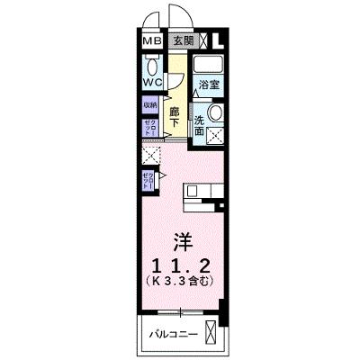 ルイシャトレ鏡 305【管理NO：1-018759501-03050】 ★家具家電は申し込み後に搬入しますの物件画像