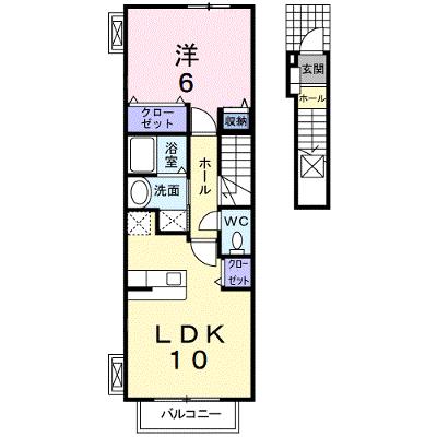 サンフラットＡ 203【管理NO：1-016004101-02030】 ★家具家電は申し込み後に搬入しますの物件画像