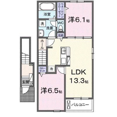 ディオピーノⅡ 203【管理NO：1-027967802-02030】 ★家具家電は申し込み後に搬入します★の物件画像