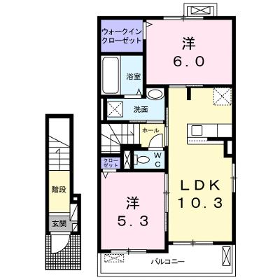 ピンズ唐津Ⅰ 204【管理NO：1-025038501-02040】 ★家具家電は申し込み後に搬入します 2026年07月下旬入居可能の物件画像