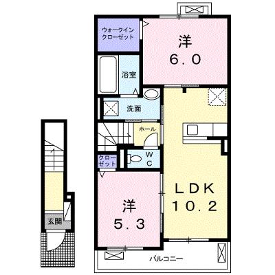 メビウス伊万里Ｂ 203【管理NO：1-024316302-02030】 ★家具家電は申し込み後に搬入します 2026年07月中旬入居可能の物件画像