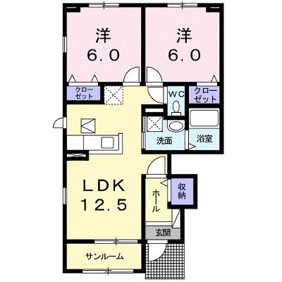 サンライズ　Ｃ 101【管理NO：1-024249803-01010】 ★家具家電は申し込み後に搬入します 2026年07月下旬入居可能の物件画像