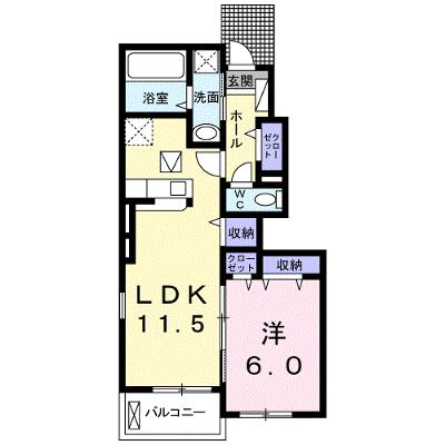 フルス　ミッテ　Ｂ 104【管理NO：1-023877002-01040】 ★家具家電は申し込み後に搬入しますの物件画像