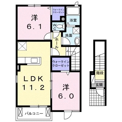 ミキ・ブルック　Ｂ 201【管理NO：1-022390202-02010】 ★家具家電は申し込み後に搬入します★ ★2026年08月下旬入居可能★の物件画像