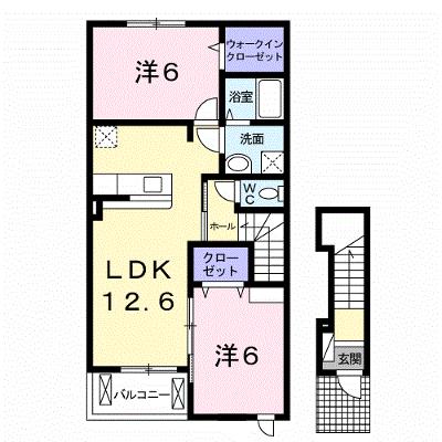 アルカンシエル 202【管理NO：1-018076201-02020】 ★家具家電は申し込み後に搬入します 2026年07月中旬入居可能の物件画像