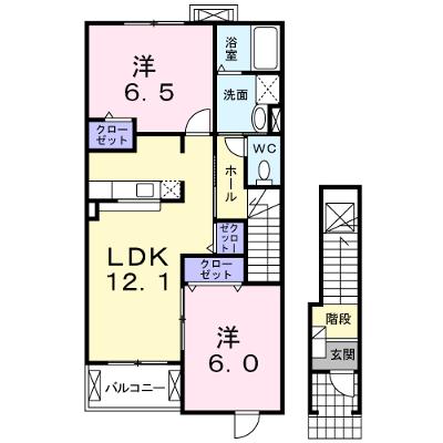 プティボヌールⅡ 203【管理NO：1-017386102-02030】 ★家具家電は申し込み後に搬入しますの物件画像