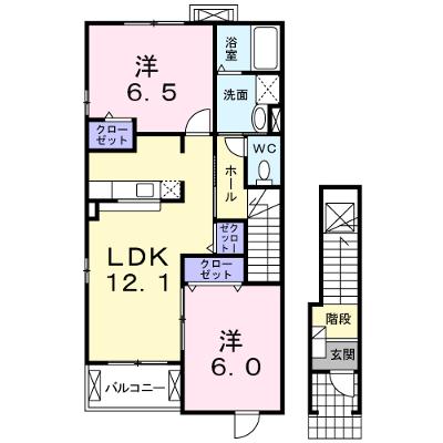 プティボヌールⅡ 201【管理NO：1-017386102-02010】 ★家具家電は申し込み後に搬入しますの物件画像