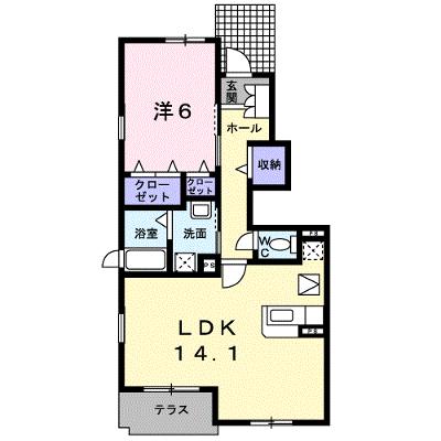 ボヌールＢ 103【管理NO：1-014815902-01030】 ★家具家電は申し込み後に搬入します★の物件画像