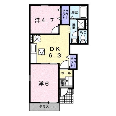 ゴールデンパールＡ 101【管理NO：1-012951101-01010】 ★家具家電は申し込み後に搬入します★の物件画像