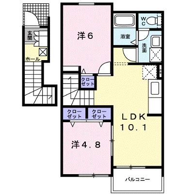 ブルックロードＫ 202【管理NO：1-012770202-02020】 ★家具家電は申し込み後に搬入します★の物件画像