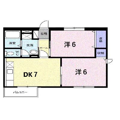 ヴィラ・エスペランス 201【管理NO：1-010377601-02010】 ★家具家電は申し込み後に搬入します★の物件画像