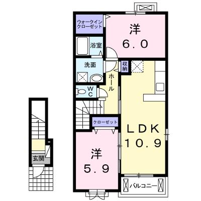 シオンⅢ 203【管理NO：1-020338201-02030】 ★家具家電は申し込み後に搬入します 2026年07月中旬入居可能の物件画像