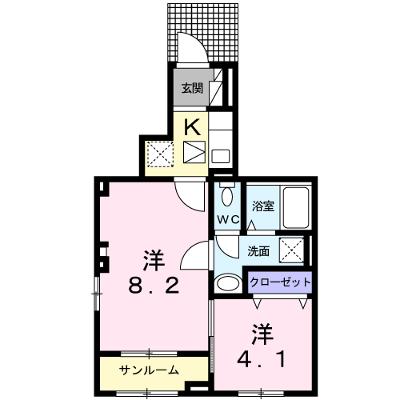 リーディング　ユー 102【管理NO：1-026342001-01020】 ★家具家電は申し込み後に搬入しますの物件画像