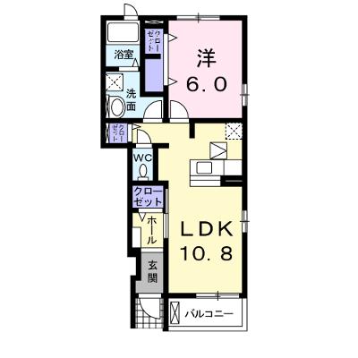 ミドル　Ｋ・Ｓ－Ⅱ 102【管理NO：1-020194902-01020】 ★家具家電は申し込み後に搬入します★の物件画像