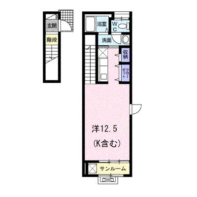 フォレスト　ヒルズ　Ｍ 201【管理NO：1-019951901-02010】 ★家具家電は申し込み後に搬入します★ ★2026年09月中旬入居可能★の物件画像