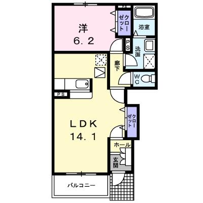 カルムプロムナード 102【管理NO：1-014076301-01020】 ★家具家電は申し込み後に搬入しますの物件画像