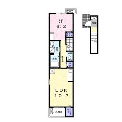 パークサイド　クレハ　Ⅲ 204【管理NO：1-028566201-02040】 2026年09月下旬入居可能の物件画像