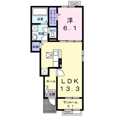 ビルネⅠ 102【管理NO：1-026814801-01020】 ★家具家電は申し込み後に搬入します★の物件画像
