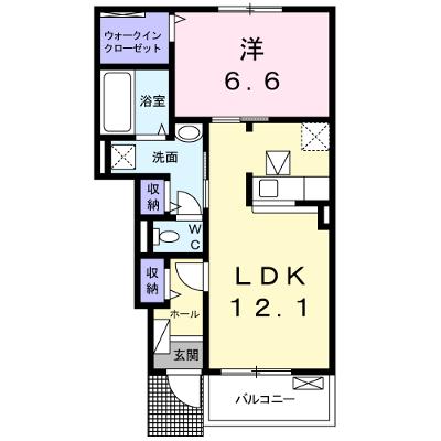 ＹＡＭＡＴＯ　Ⅲ 103【管理NO：1-023090501-01030】 ★家具家電は申し込み後に搬入します 2026年07月中旬入居可能の物件画像