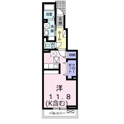 アヤ　ソフィア 103【管理NO：1-020651001-01030】 ★家具家電は申し込み後に搬入します★の物件画像