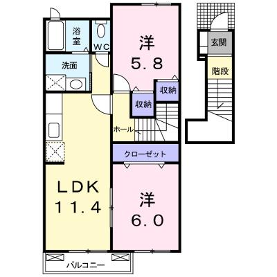 ブリアン・メゾンＡ 202【管理NO：1-015513601-02020】 ★家具家電は申し込み後に搬入します★の物件画像