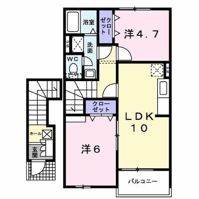 エクセル彩が丘Ⅱ 203【管理NO：1-013651201-02030】 ★家具家電は申し込み後に搬入します★の物件画像