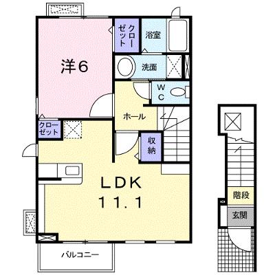 サンリット・ブルック・ヒル 201【管理NO：1-017214001-02010】 ★家具家電は申し込み後に搬入します★の物件画像