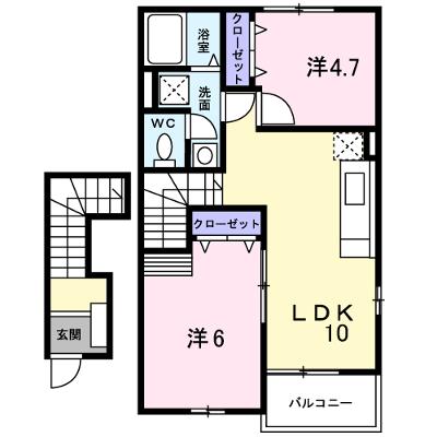 アーバン・エスパシオＢ 202【管理NO：1-013604202-02020】 ★家具家電は申し込み後に搬入します★の物件画像