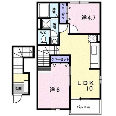 アーバン・エスパシオＡ 203【管理NO：1-013604201-02030】 ★家具家電は申し込み後に搬入します★の物件画像
