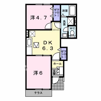 アーバン・エスパシオＡ 101【管理NO：1-013604201-01010】 ★家具家電は申し込み後に搬入します★の物件画像