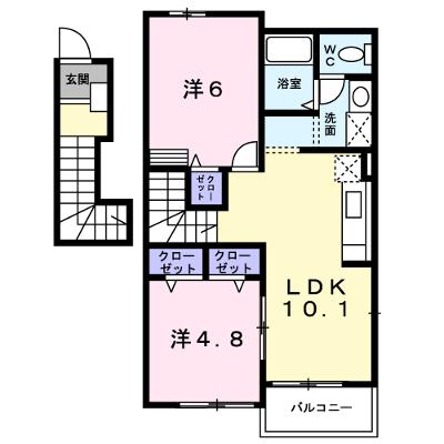 レスポア－ル 202【管理NO：1-013230101-02020】 ★家具家電は申し込み後に搬入します★ ★2026年09月下旬入居可能★の物件画像