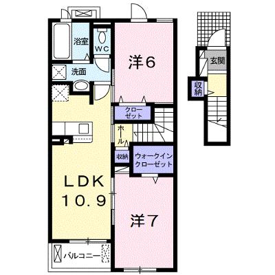 ラフレシール　ホーノ 202【管理NO：1-025029202-02020】 ★家具家電は申し込み後に搬入しますの物件画像