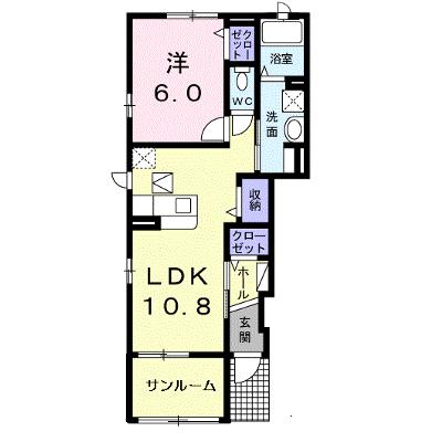 ラニエ・ガーデン 101【管理NO：1-019045701-01010】 ★家具家電は申し込み後に搬入します★の物件画像