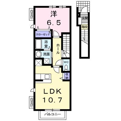 ヴィラ・アバンティ 205【管理NO：1-017606201-02050】 ★家具家電は申し込み後に搬入します★の物件画像