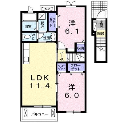 エアリーサンシャインⅡＢ 204【管理NO：1-016243002-02040】 ★家具家電は申し込み後に搬入します 2026年07月下旬入居可能の物件画像