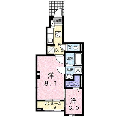グラン　フェリシア　Ⅱ 102【管理NO：1-027109101-01020】 ★家具家電は申し込み後に搬入します★の物件画像