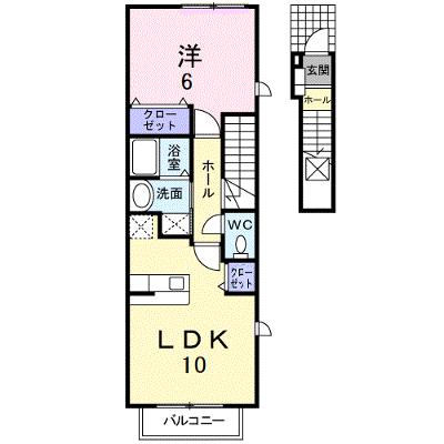 アザレアガーデンＤ 201【管理NO：1-018117501-02010】 ★家具家電は申し込み後に搬入します★の物件画像