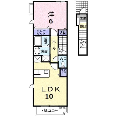 レジデンス稲富　Ｂ 204【管理NO：1-015446302-02040】 ★家具家電は申し込み後に搬入します 2026年07月中旬入居可能の物件画像