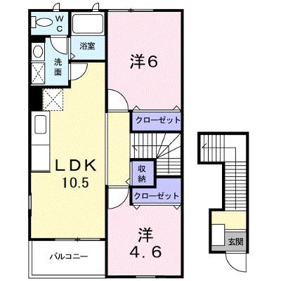 ラシーヌⅢ壱番館 201【管理NO：1-012488001-02010】 ★家具家電は申し込み後に搬入します★の物件画像