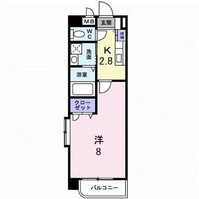 プロスペールＳ 306【管理NO：1-011292401-03060】 ★家具家電は申し込み後に搬入します★の物件画像